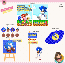 Kit Festa na Caixa Sonic