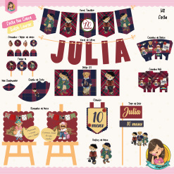 Kit Festa na Caixa Ursinhos Ralph Lauren