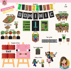 Festa na Caixa Minecraft