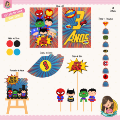 Festa na Caixa Super-Heróis