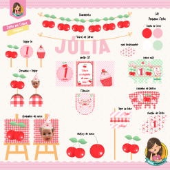 Kit Festa na Caixa Cerejinha