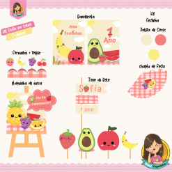 Kit Festa na Caixa Frutinhas