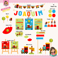 Kit Festa na Caixa Trem