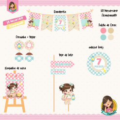 Kit Mesversário Acampamento