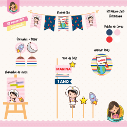 Kit Mesversário Astronauta