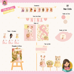 Kit Festa na Caixa Sylvanian Families