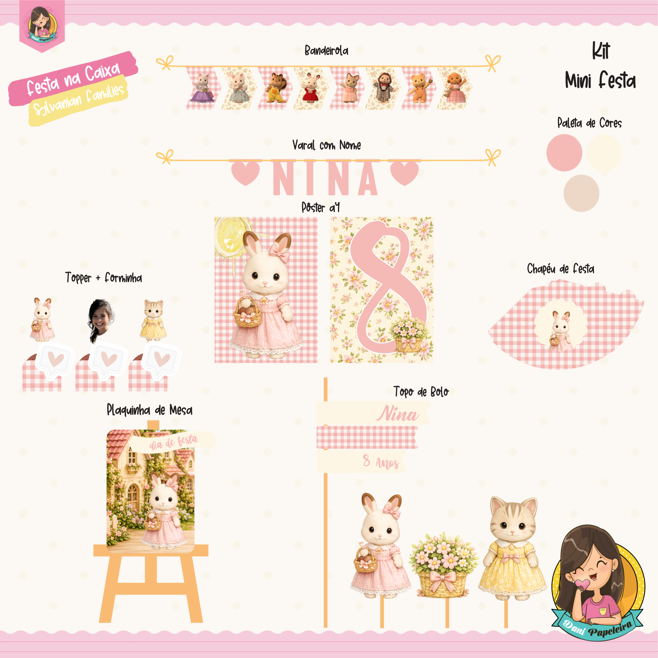 Kit Festa na Caixa Sylvanian Families
