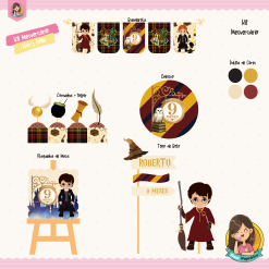 Kit Mesversário Harry Potter
