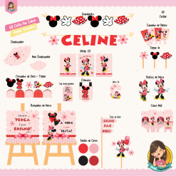 Festa na Caixa Minnie Vermelha