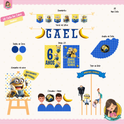 Kit Festa na Caixa Minions